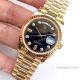 (EWF )Swiss 3255 Rolex Day Date Gold President Watch Black Diamond Dial (3)_th.jpg